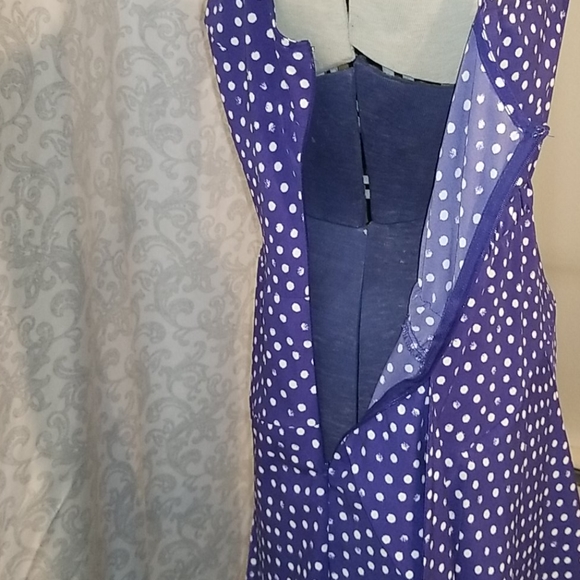 Retro Rockabilly Polka Dot Summer Dress - Picture 5 of 10